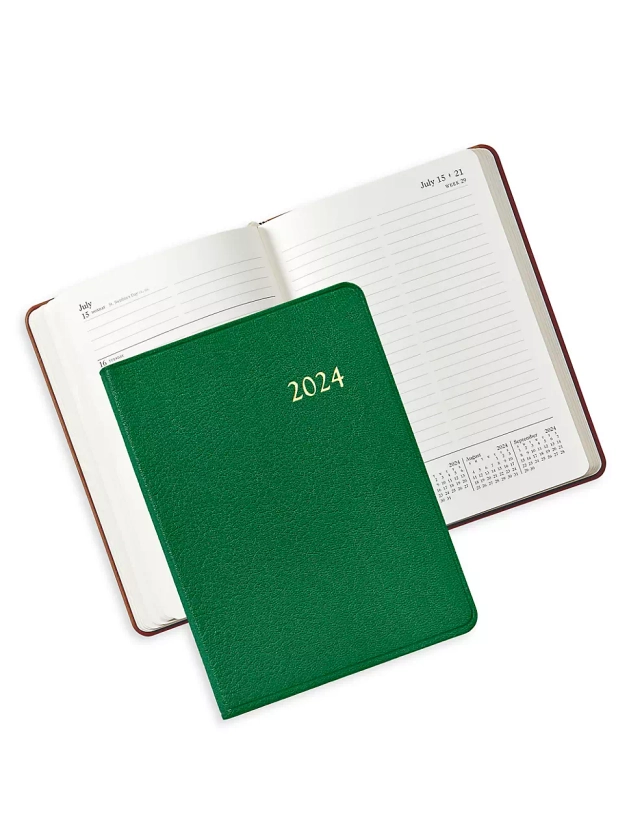 Graphic Image 2024 Leather Notebook