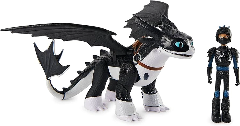 Dreamworks Dragons "The 9 Worlds Adventure Set with Dragon and Rider Figure, Tom and Thunder, for Children from 4 Years : Amazon.co.uk: Toys & Games