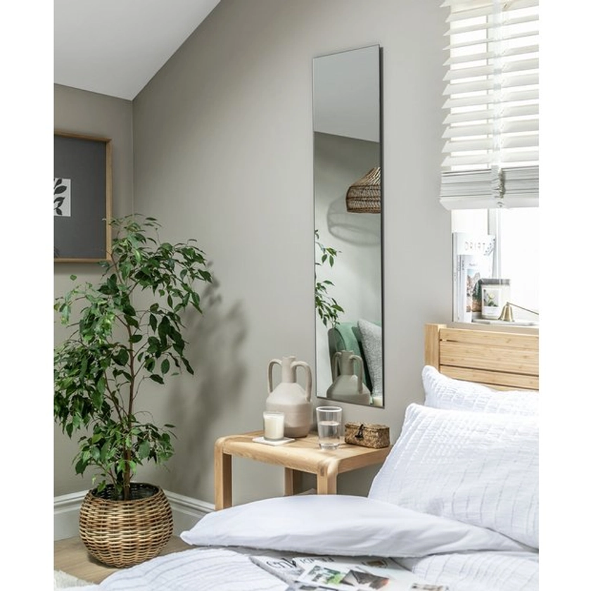 Buy Argos Home Frameless Full Length Wall Mirror -120X30cm | Full length mirrors | Argos