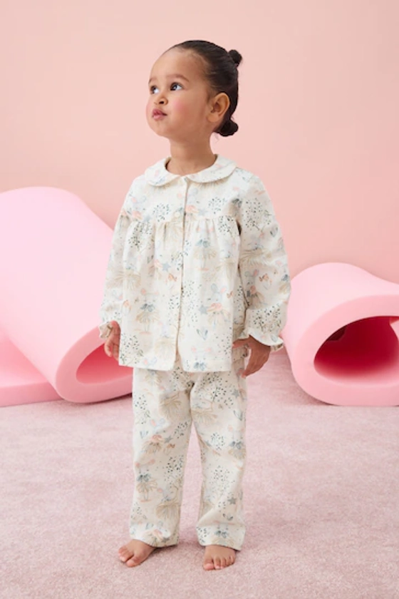 Buy Cream Mouse Fairy 100% Cotton Button Through Pyjamas (9mths-10yrs) from the Next UK online shop