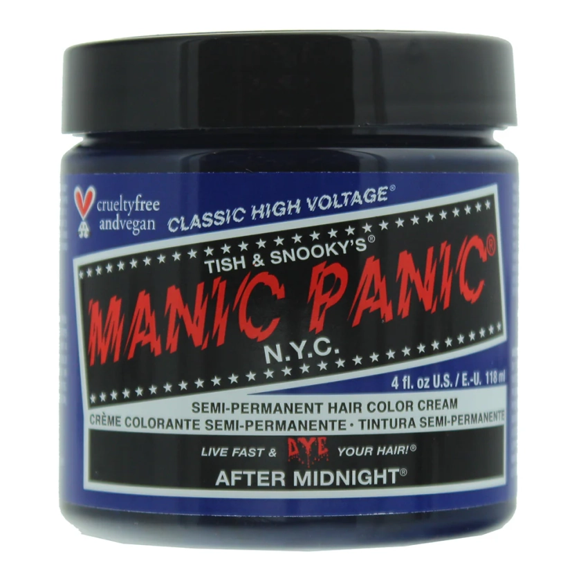 Manic Panic Classic High Voltage After Midnight Semi-Permanent Hair Color Cream 118ml