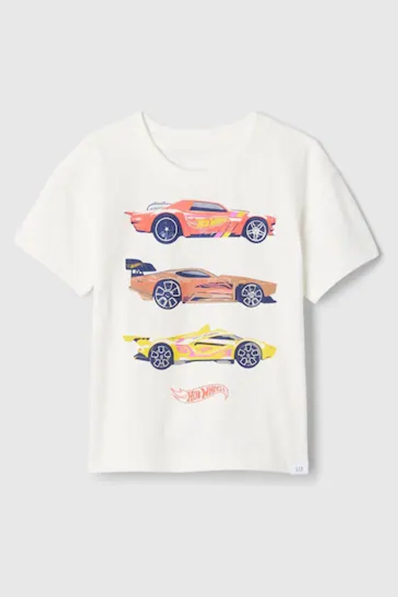 Buy Gap White Hot Wheels Graphic Short Sleeve T-Shirt (12mnths-5yrs) from the Next UK online shop