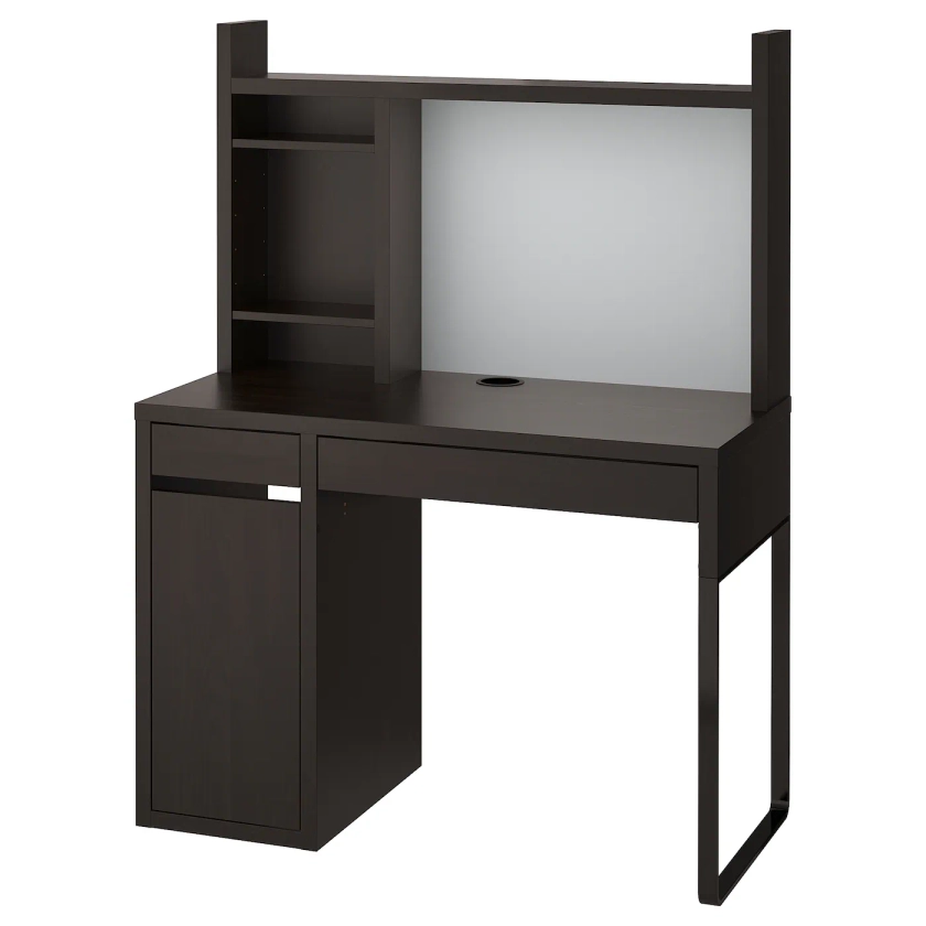 MICKE bureau, brun noir, 105x50 cm - IKEA