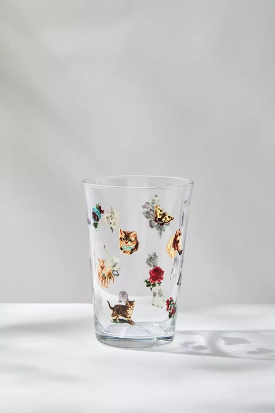 Verre Tumbler Autocollant Vintage