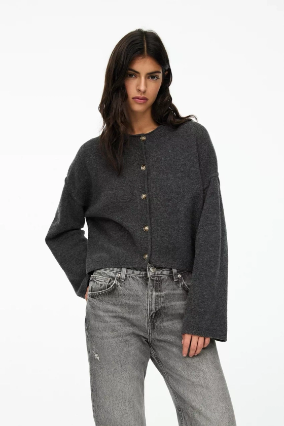 Cardigan boutons - pull&bear