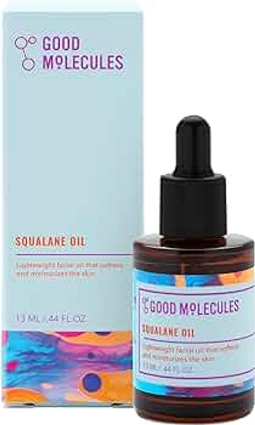 Good Molecules Squalane Oil - Moisturizer for Face, Skin, and Hair, Plumping, Firming, Anti-Aging - Skincare for Face to Hydrate and Calm the Skin