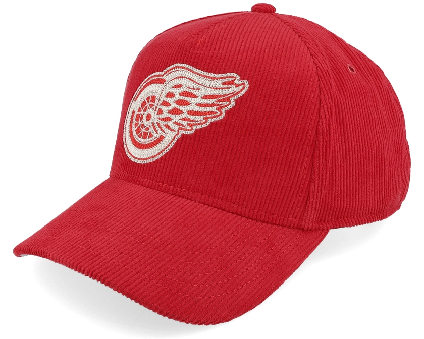 Detroit Red Wings Corduroy Valin Dark Red A-frame Adjustable - American Needle cap | Hatstore.co.uk