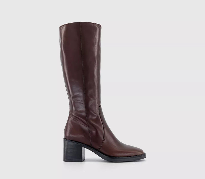 Karamel Knee High Block Heel Boots