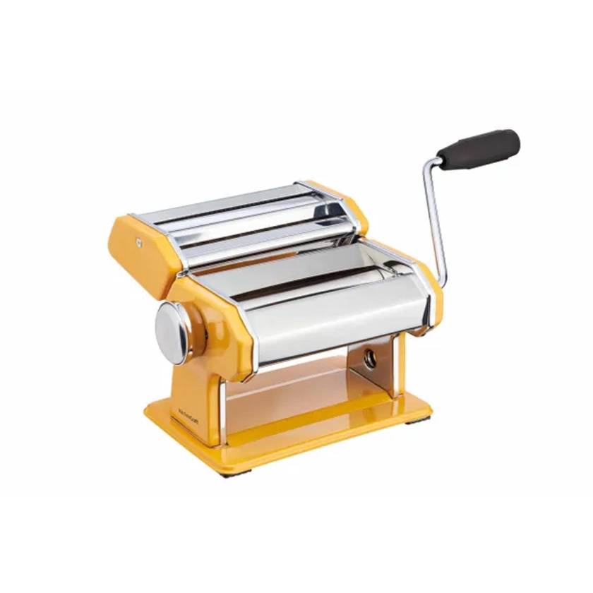 KitchenCraft World of Flavours Pasta Machine Stainless Steel Yellow