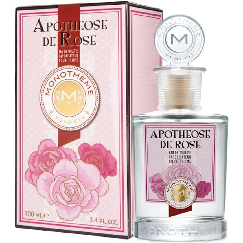 Monotheme Apotheose De Rose Pour Femme Eau De Toilette 100ml Spray