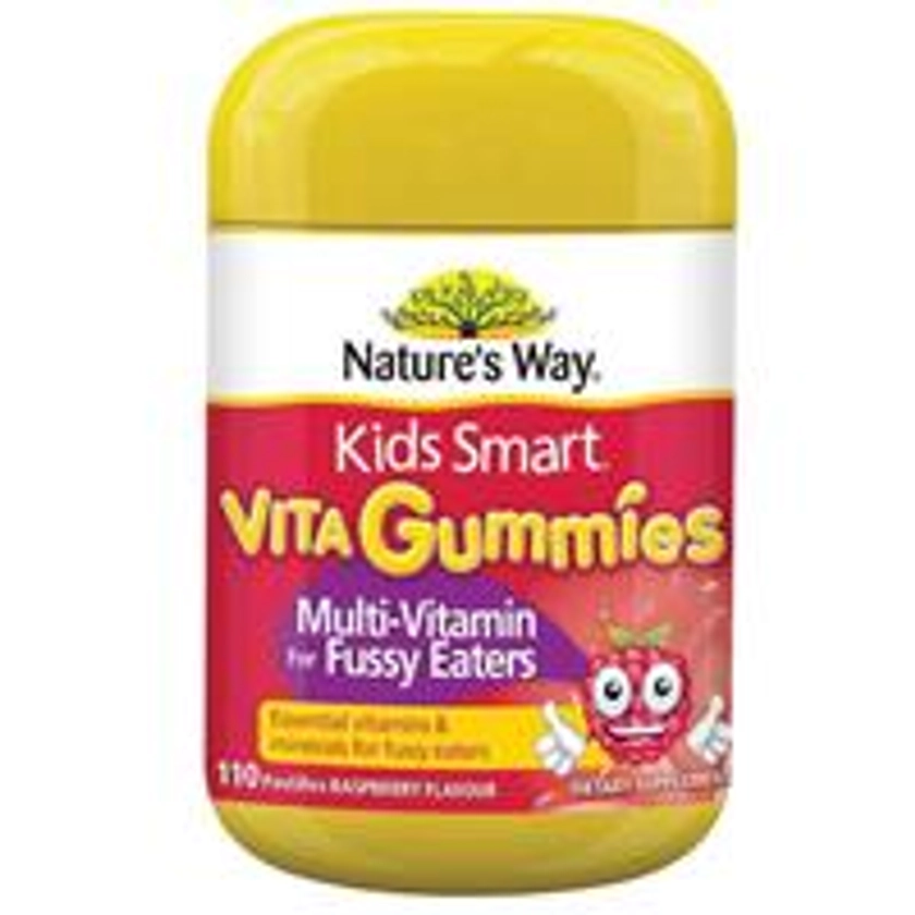 Buy Nature's Way Kids Smart Vita Gummies Multi Fussy Eaters 110 Gummies Online at Chemist Warehouse®