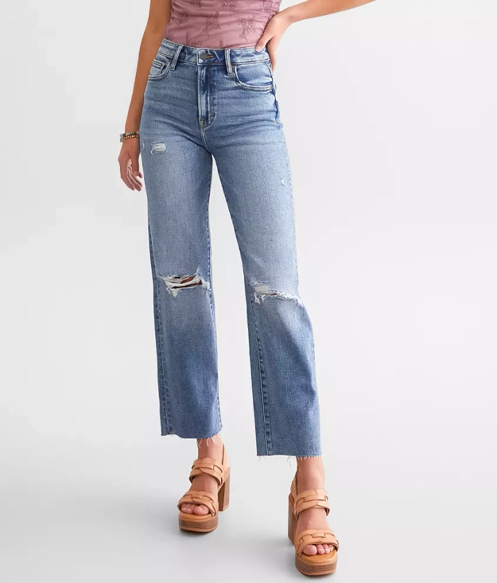 Ella Cropped Wide Straight Jean