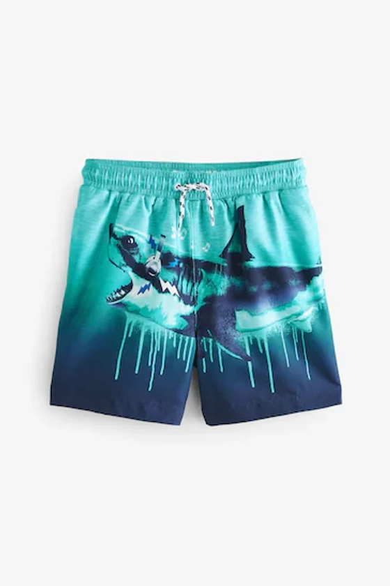 Buy Aqua Shark Printed Swim Shorts (3-16yrs) from the Next UK online shop