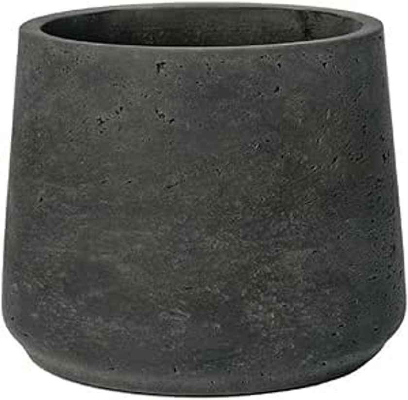 Pottery Pots - Patt l black washed