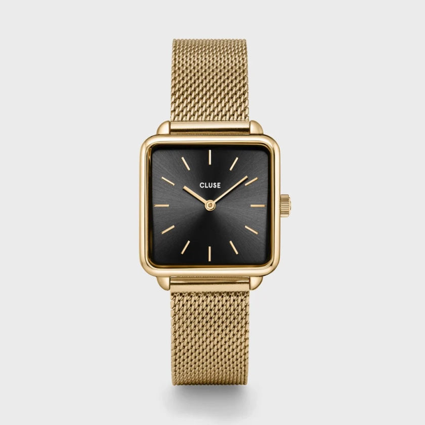 La Tétragone Mesh Black, Gold Colour