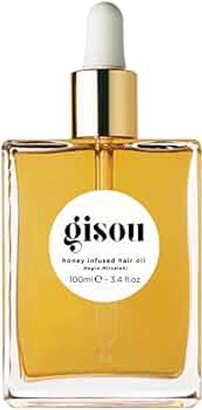 Gisou Honey Infused Hair Oil Enriched with Mirsalehi Honey to Deeply Nourish & Moisturize Hair (3.4 fl oz)