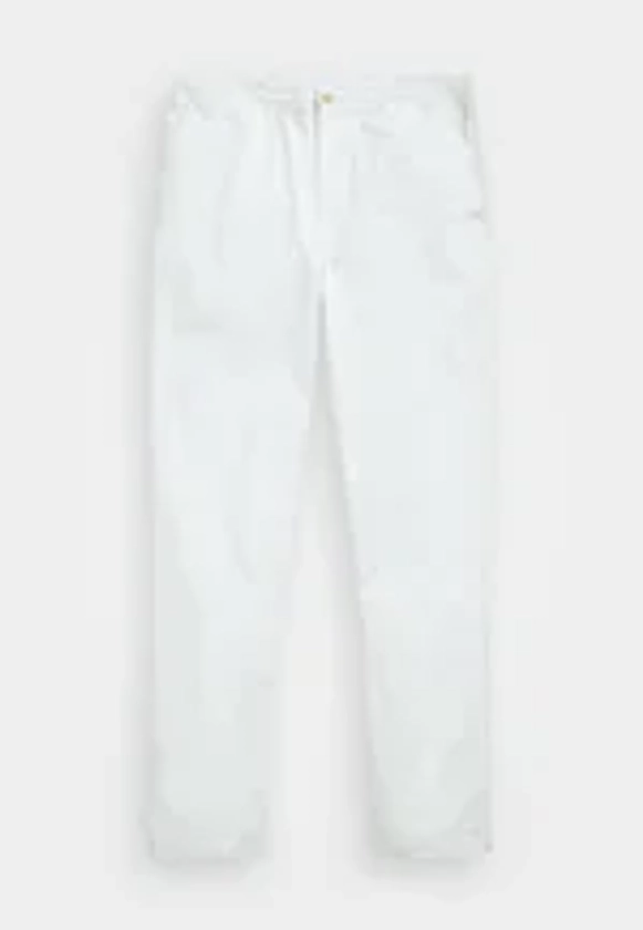 Polo Ralph Lauren PREPSTER FLAT PANT - Pantalon classique - deckwash white/blanc - ZALANDO.FR