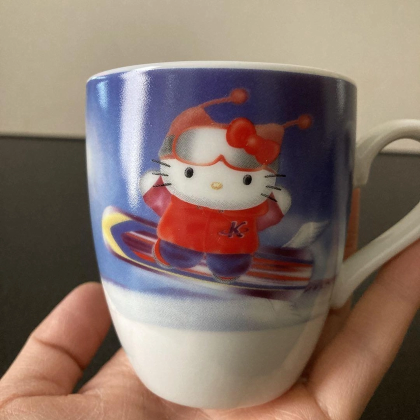 Hello Kitty mug winter version Vintage Rare Best Limited Japanese seller ♬♬♬♬♬♬♬