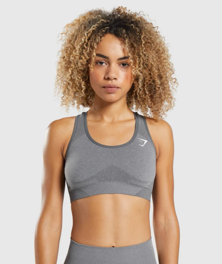 Gymshark Vital Seamless 2.0 Sports Bra - Smokey Grey Marl