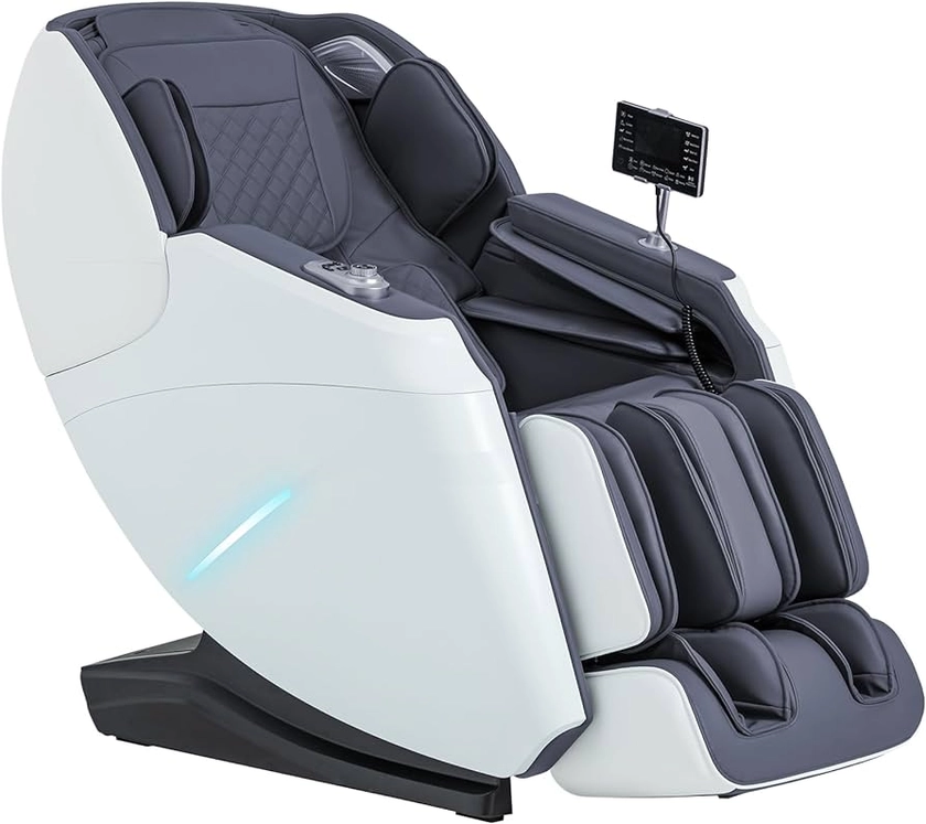 Amazon.com: MassaMAX 2024 MD306 Pro Massage Chair - Full Body Relaxation with Yoga Stretch, Zero Gravity, SL Track, Foot Rollers, Airbags, Heating (White) : Beauty & Personal Care