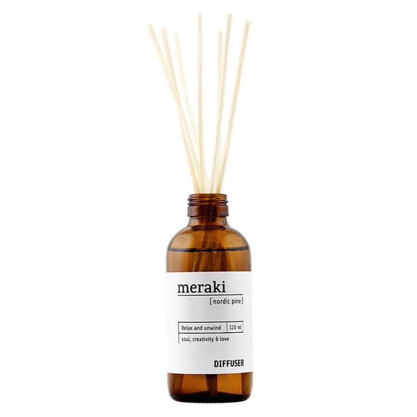 Meraki Diffuser Nordic Pine 120ml | Kauneuskauppasi verkossa!