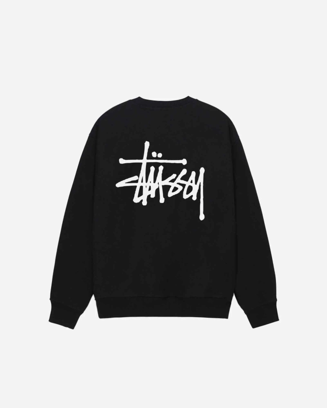 Basic Stussy Crew - Mens Long Sleeve Sweatshirt | Stussy UK