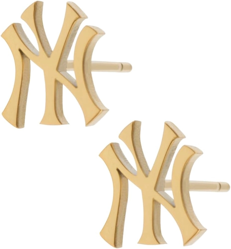 New York Stud Earrings (Gold)