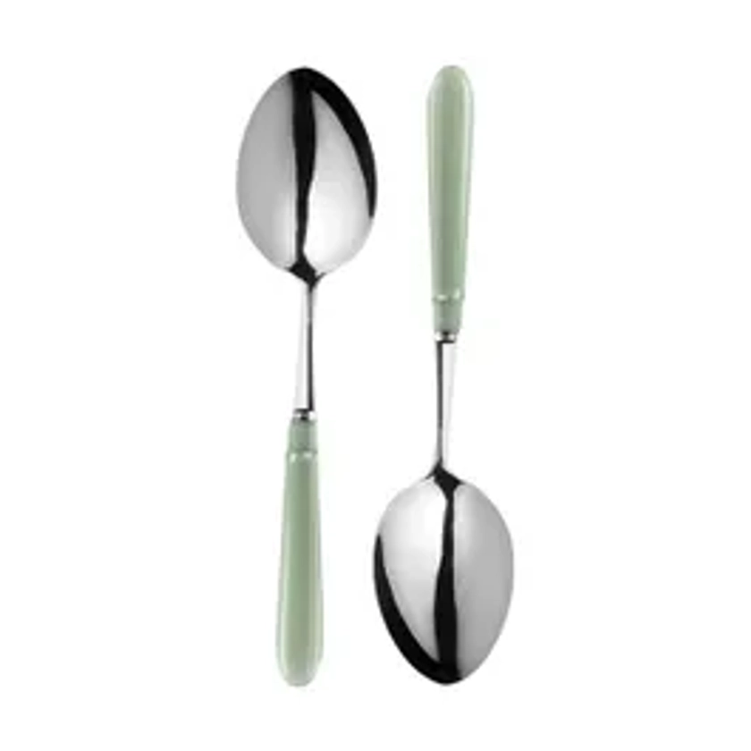 Mary Berry Set Of 2 Serving Spoons Pistachio