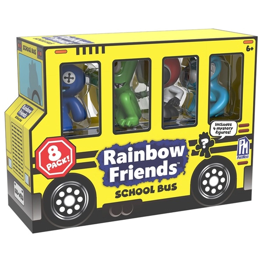 Rainbow Friends School Bus Mini Figure 8 Pack | Smyths Toys UK