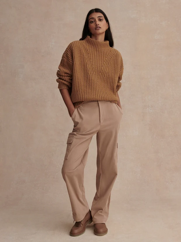 Blossom Mock Neck Knit Sweater | Varley UK