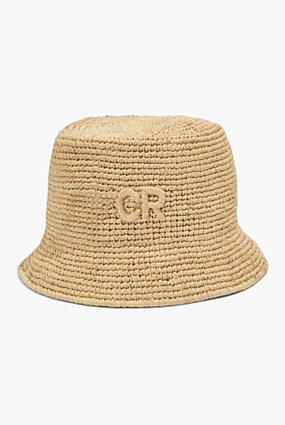 CR Raffia Bucket Hat