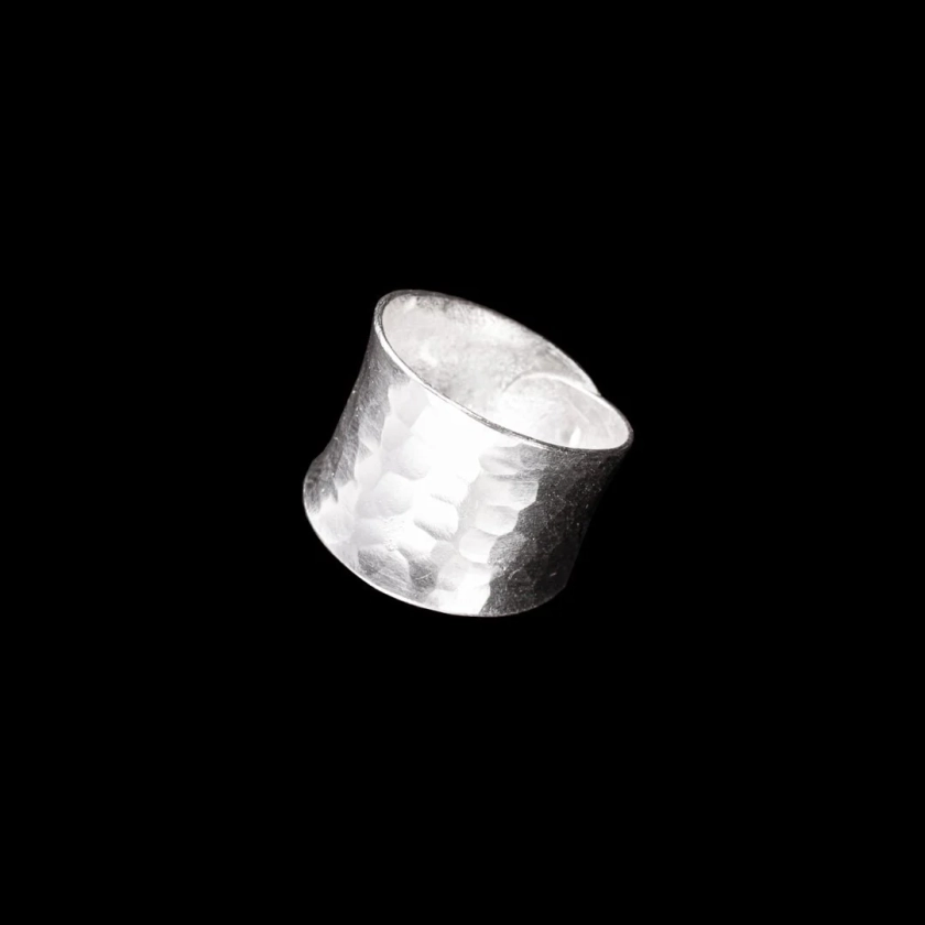 Contemporary silver ring n ° 46 - ITSARA jewelry