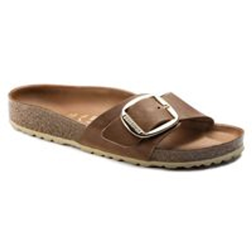 Madrid Big Buckle Oiled Leather Cognac | BIRKENSTOCK