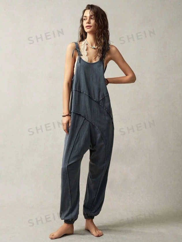 SHEIN BohoFeels Women's Vacation Jumpsuit
