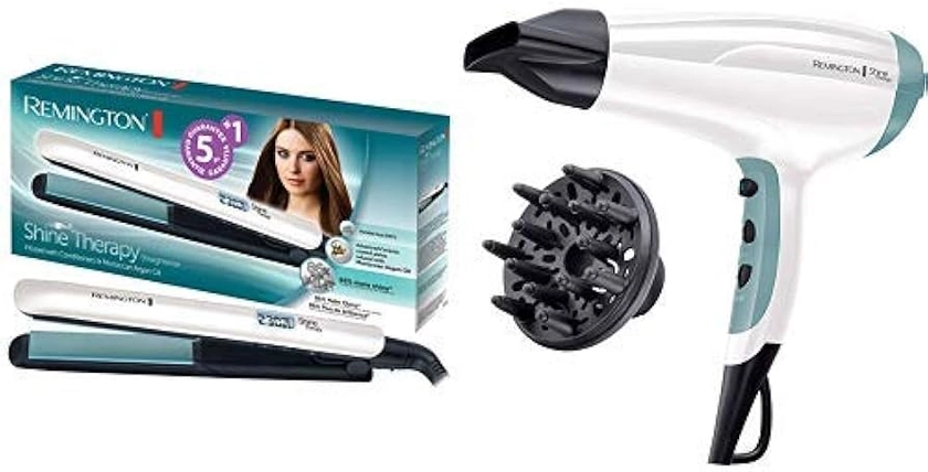 Remington Shine Therapy Hair Dryer and Hair Straightener