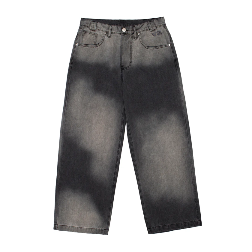 V2 PANTS AIRBRUSH GREY/BLACK DENIM