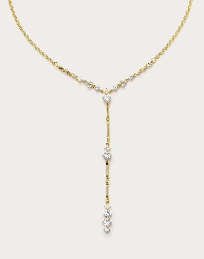 Bridget Lariat Necklace| En Route Jewelry | En Route Jewelry