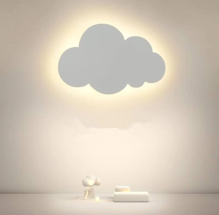 LED Créatif Nuages Applique murale Intérieur 10W Moderne Applique appliques murales 3000K/4500K/600K pour Le salon chambre à coucher Escalier Couloir 30 * 19cm : Amazon.fr: Luminaires et Éclairage