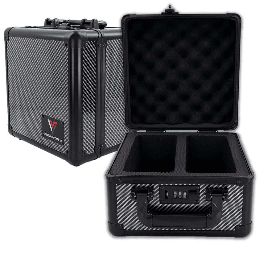 Mallette Cartes Gradées Case 2R | Carbon Édition | VCases