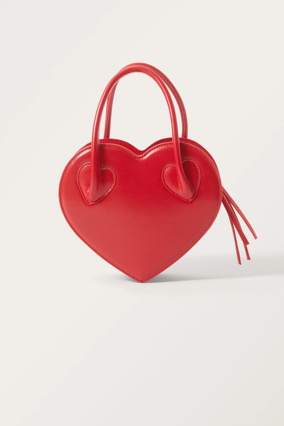 Sac cœur - Rouge - Bags - Monki FR