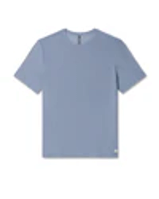 Strato Tech Tee | Heather Grey Men's Tech Shirt | Vuori