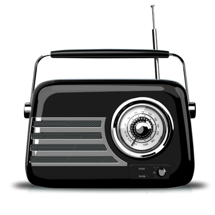 Vintage Retro Radio - Bluetooth & FM