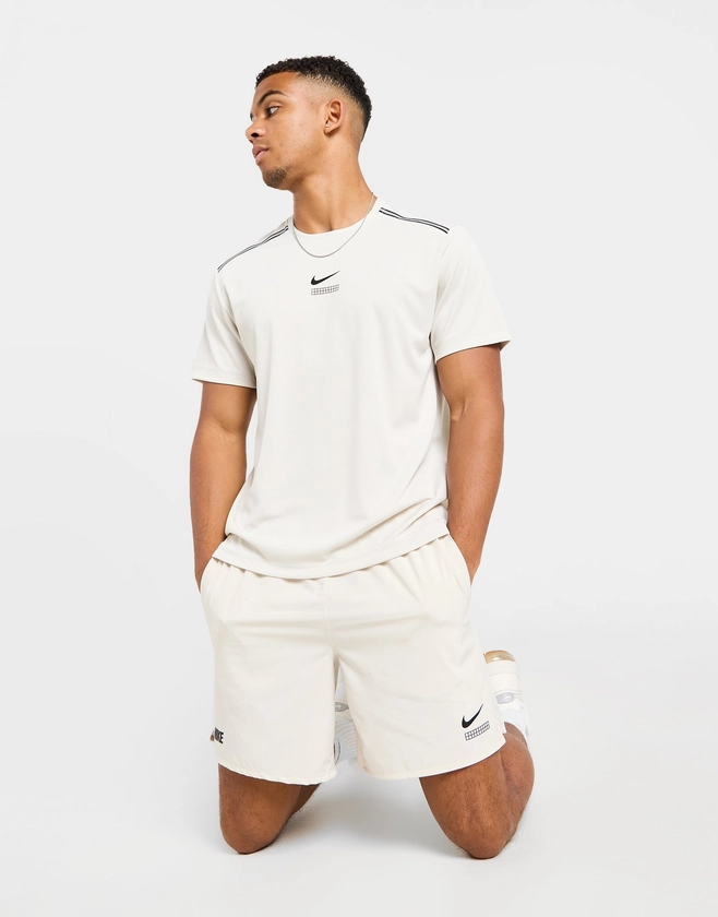 White Nike Challenger Graphic Shorts | JD Sports UK 