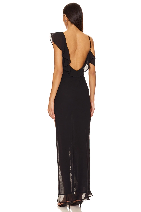 Runaway The Label Vacanza Maxi Dress in Black | REVOLVE