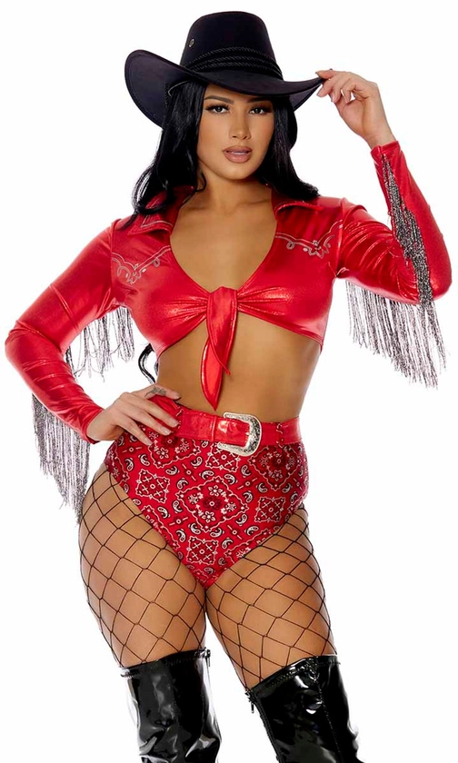 FP-552980, Rodeo Fever Sexy Cowgirl Costume