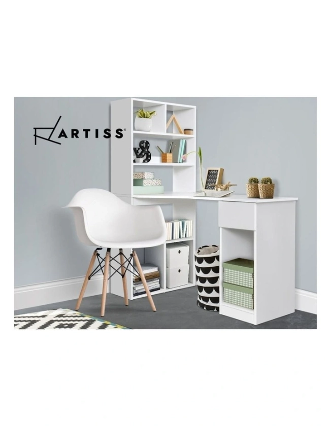Artiss Office Computer Desk In White | MYER