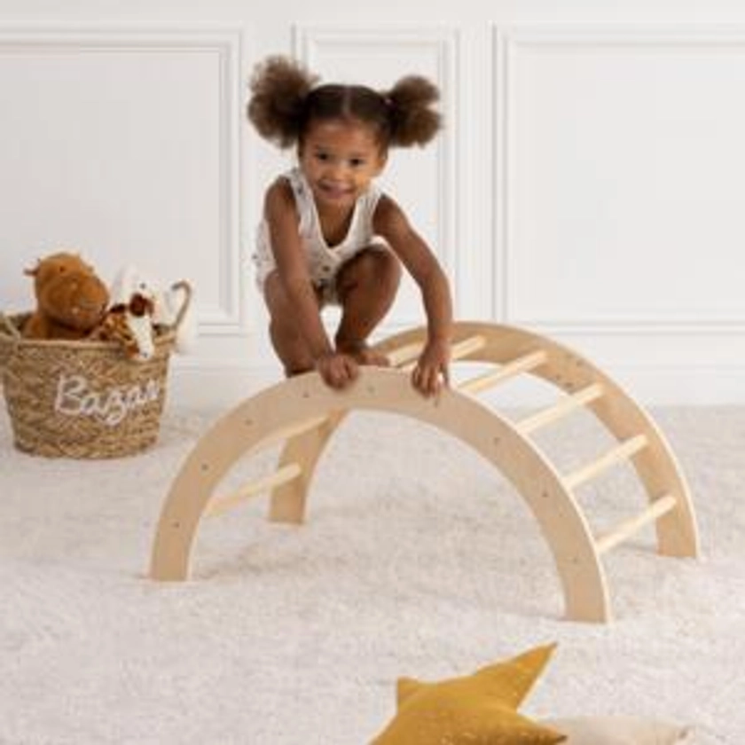 Arche d'apprentissage bébé Noé Beige - Meuble enfant - Eminza