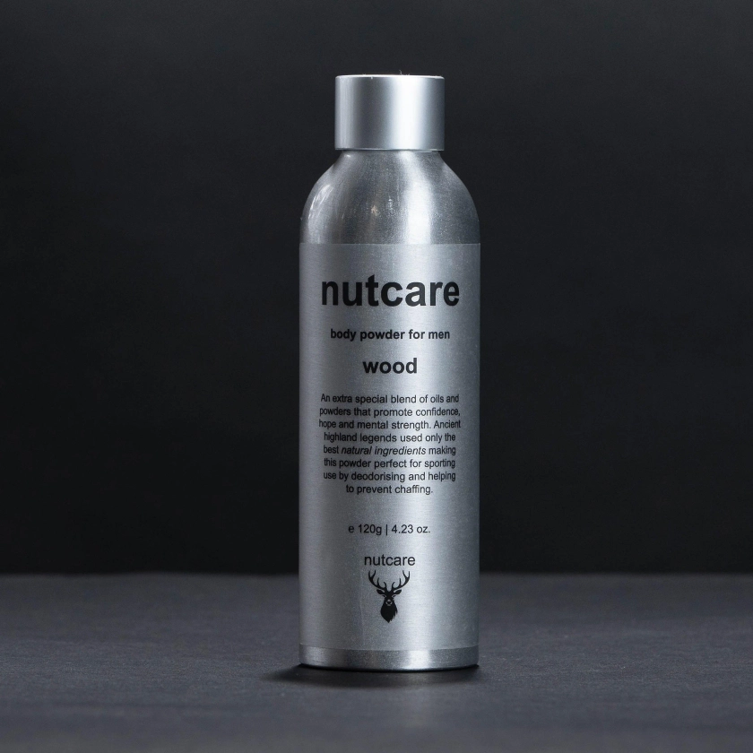 nutcare wood - mens body powder