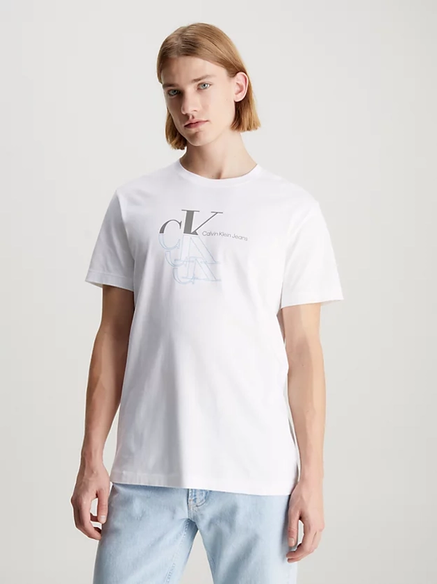 T-shirt con monogramma da Calvin Klein® | J30J325352YAF