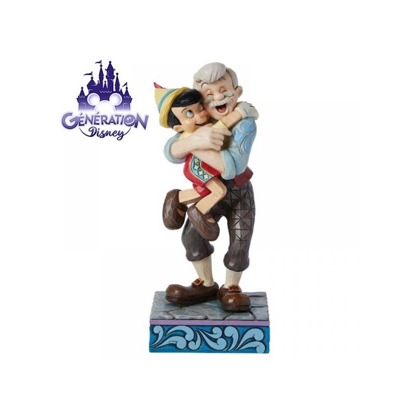 Figurine Pinocchio et Geppetto by Jim Shore - préco
